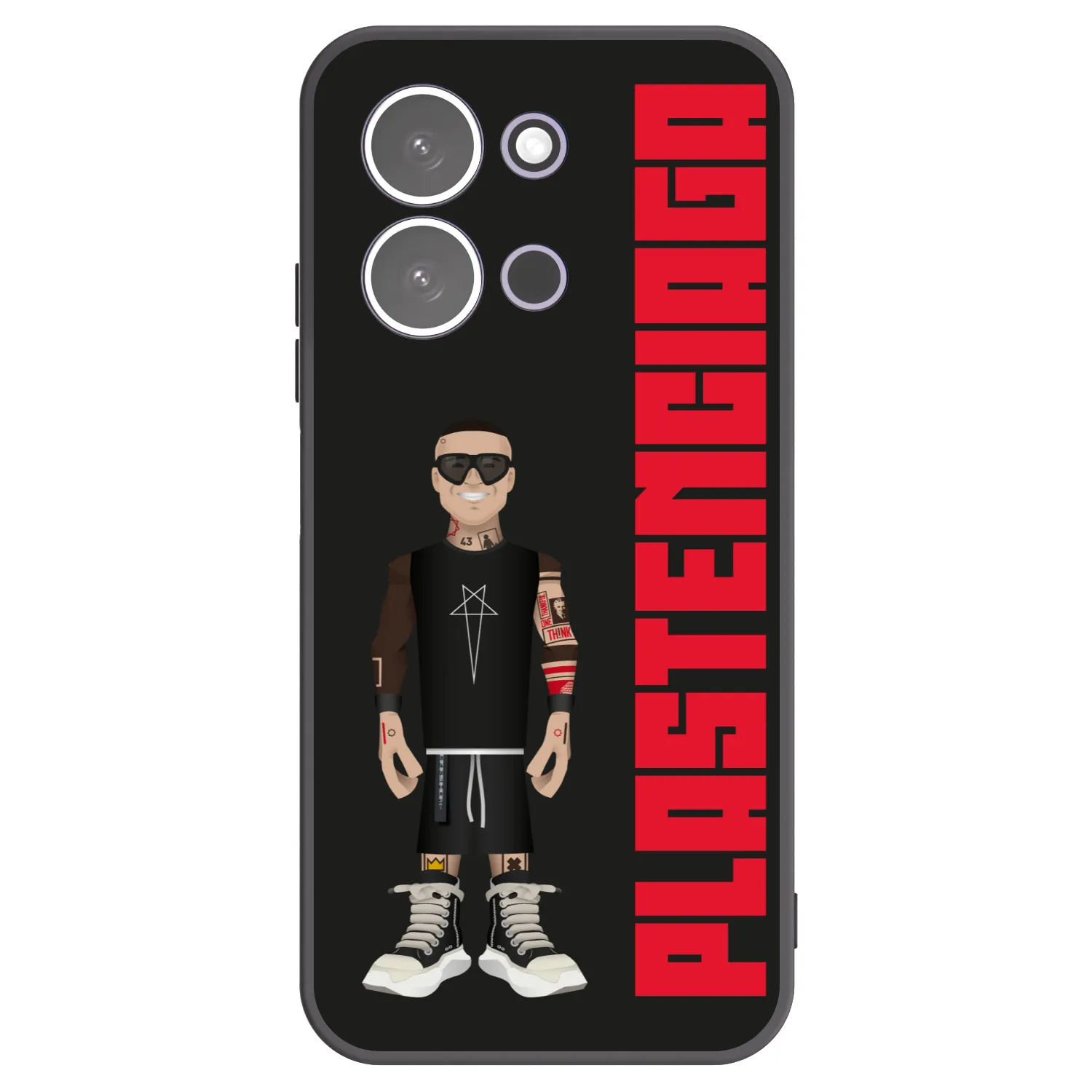 Picasee Μαύρη θήκη σιλικόνης για Xiaomi Redmi 15C 5G - Tomáš Rajchl