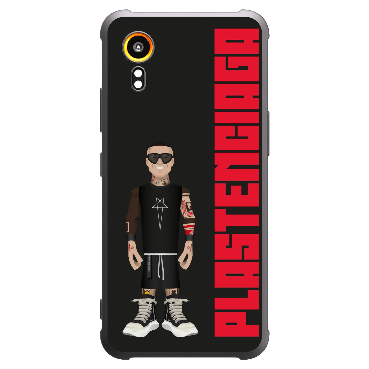 Picasee Μαύρη θήκη σιλικόνης για Samsung Galaxy Xcover 7 - Tomáš Rajchl