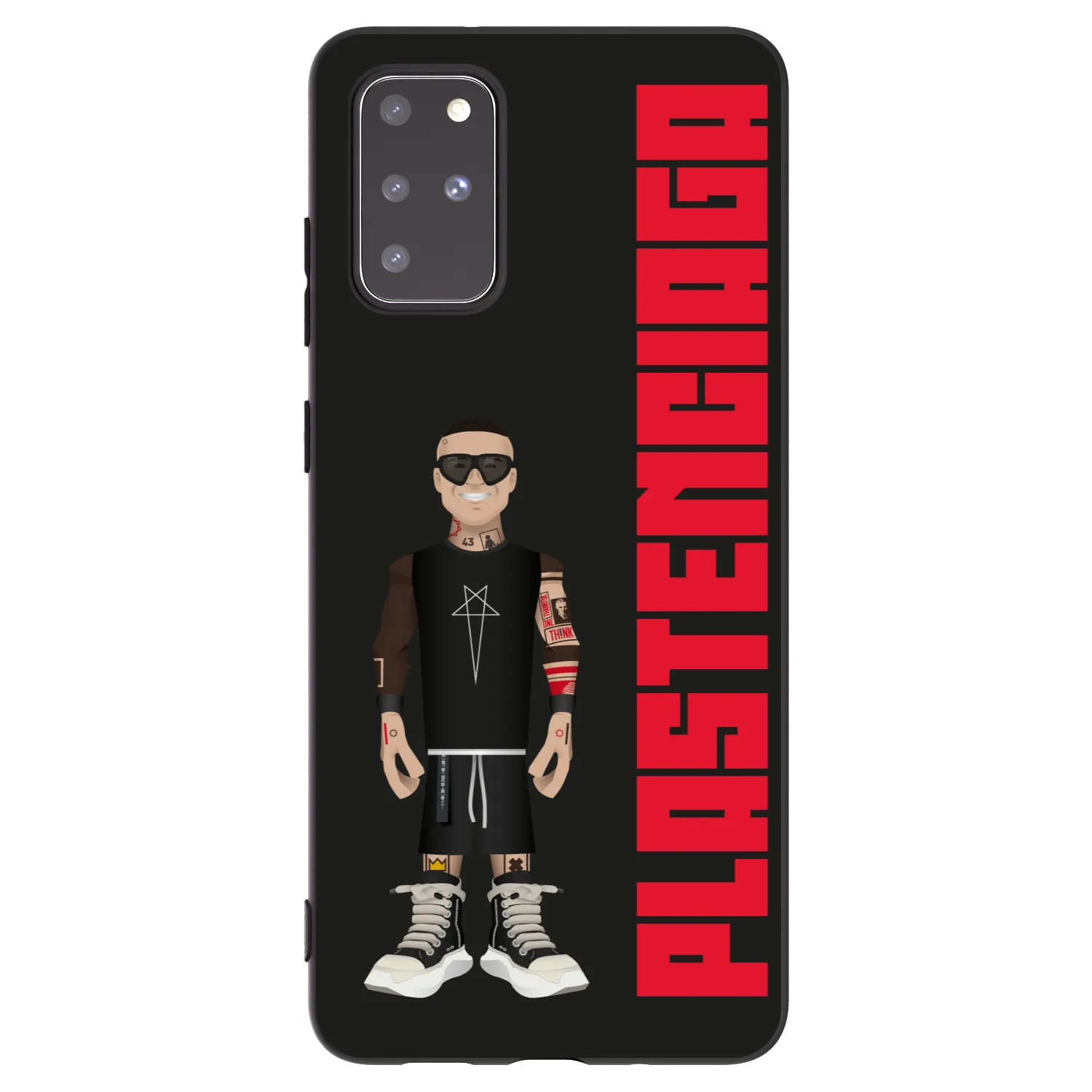 Picasee Μαύρη θήκη σιλικόνης για Samsung Galaxy S20+ G985F - Tomáš Rajchl
