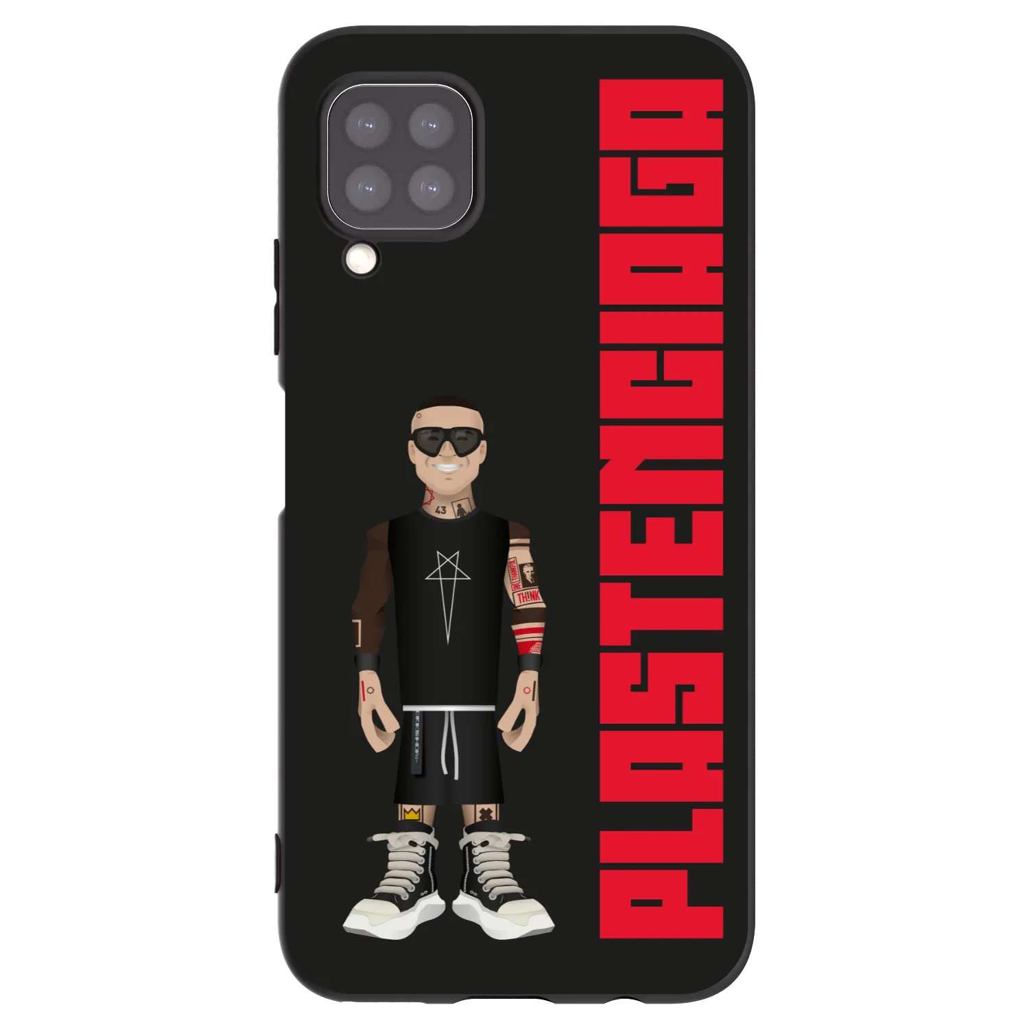 Picasee Μαύρη θήκη σιλικόνης για Huawei P40 Lite - Tomáš Rajchl
