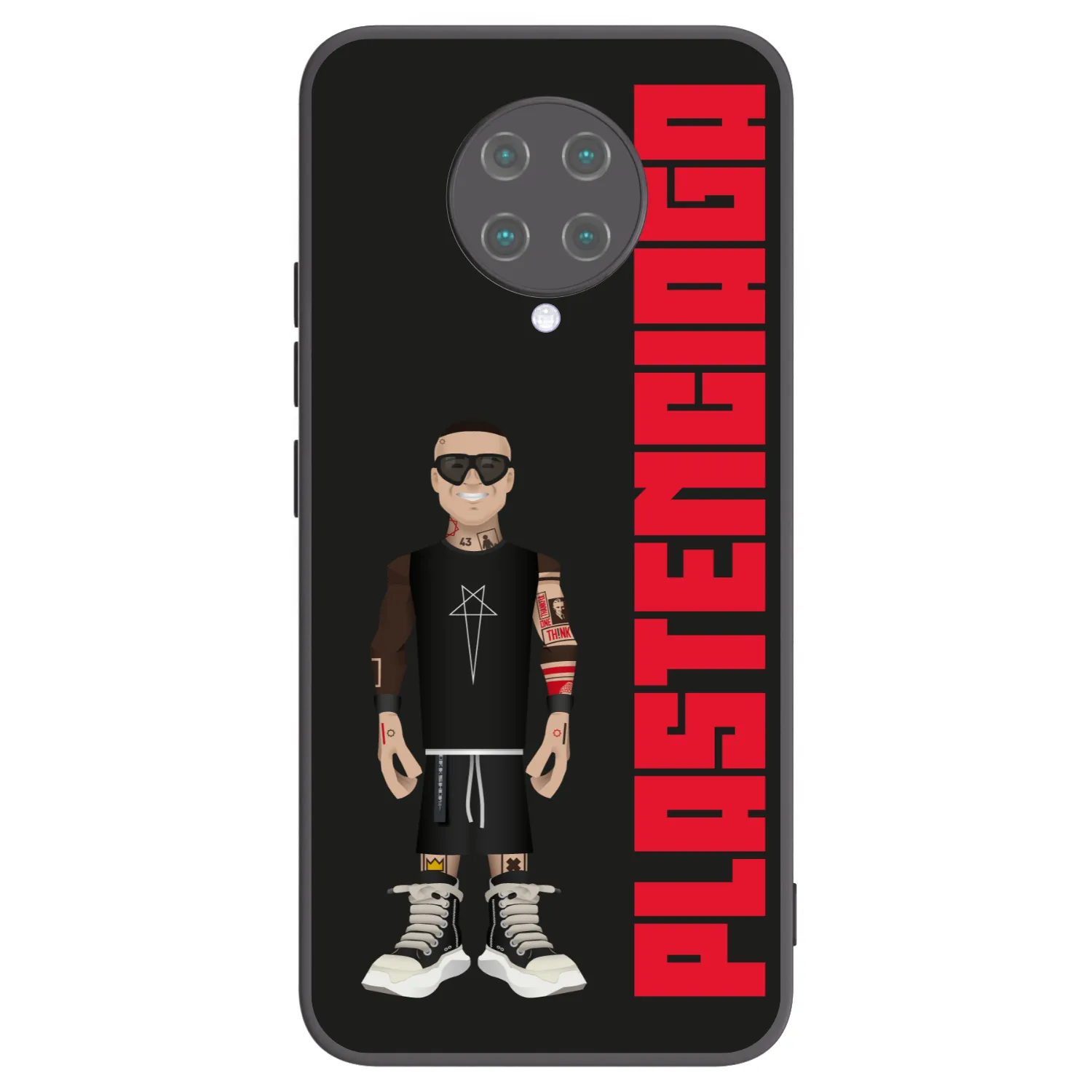 Picasee Μαύρη θήκη σιλικόνης για Xiaomi Poco F2 Pro - Tomáš Rajchl