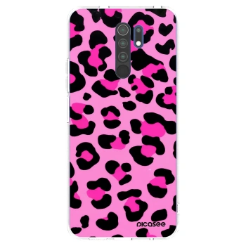 Picasee διαφανής θήκη σιλικόνης Xiaomi Redmi 9 - Pink Tiger