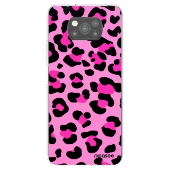 Picasee Μαύρη θήκη σιλικόνης για Xiaomi Poco X3 - Pink Tiger