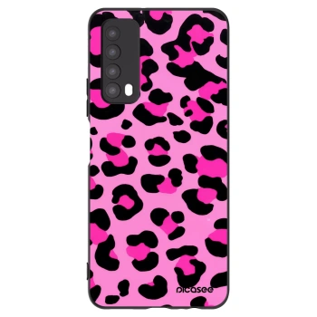 Picasee Μαύρη θήκη σιλικόνης για Huawei P Smart 2021 - Pink Tiger