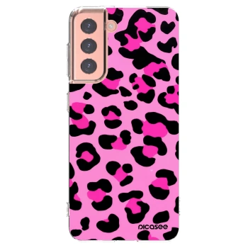 Picasee διαφανής θήκη σιλικόνης Samsung Galaxy S21 5G G991B - Pink Tiger