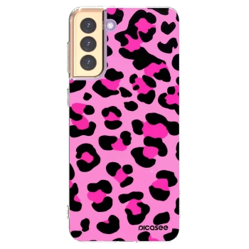 Picasee διαφανής θήκη σιλικόνης Samsung Galaxy S21+ 5G G996F - Pink Tiger