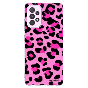 Picasee διαφανής θήκη σιλικόνης Samsung Galaxy A32 5G A326B - Pink Tiger