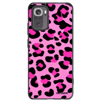 Picasee Μαύρη θήκη σιλικόνης για Xiaomi Redmi Note 10S - Pink Tiger
