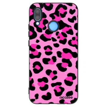 Picasee Μαύρη θήκη σιλικόνης για Huawei P20 Lite - Pink Tiger