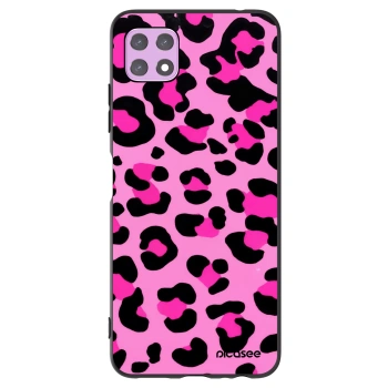 Picasee Μαύρη θήκη σιλικόνης για Samsung Galaxy A22 A226B 5G - Pink Tiger