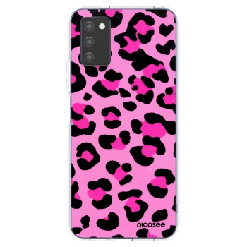 Picasee διαφανής θήκη σιλικόνης Samsung Galaxy A02s A025G - Pink Tiger