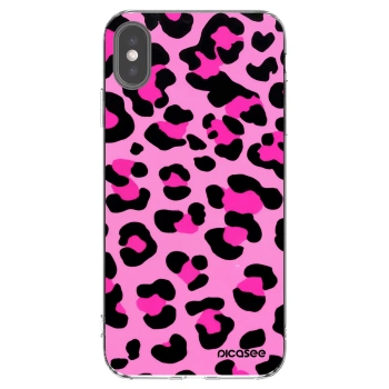 Picasee διαφανής θήκη σιλικόνης Apple iPhone XS Max - Pink Tiger