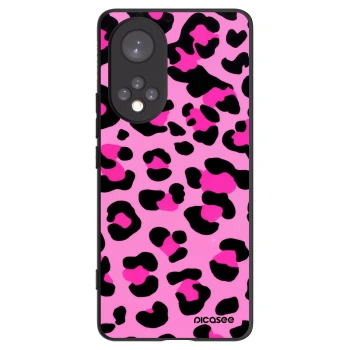 Picasee Μαύρη θήκη σιλικόνης για Huawei Nova 9 - Pink Tiger