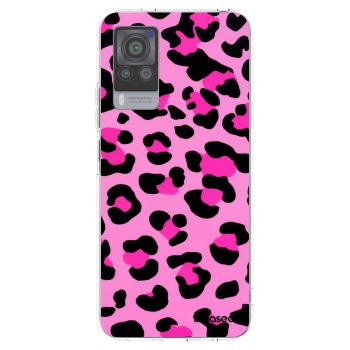Picasee διαφανής θήκη σιλικόνης Vivo X60 Pro 5G - Pink Tiger
