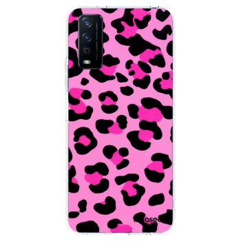 Picasee διαφανής θήκη σιλικόνης Vivo Y11s - Pink Tiger