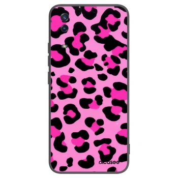 Picasee Μαύρη θήκη σιλικόνης για Vivo Y11s - Pink Tiger