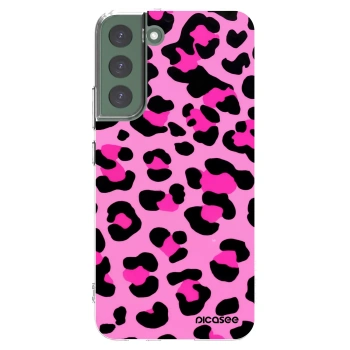 Picasee διαφανής θήκη σιλικόνης Samsung Galaxy S22+ 5G - Pink Tiger