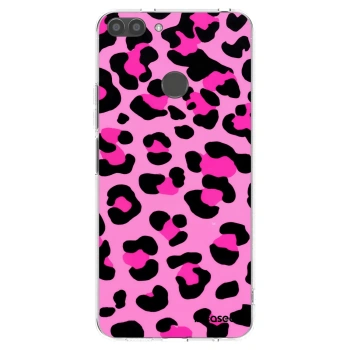 Picasee διαφανής θήκη σιλικόνης Huawei P Smart - Pink Tiger