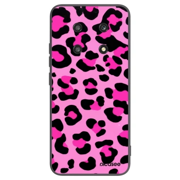 Picasee Μαύρη θήκη σιλικόνης για Honor Magic4 Lite 5G - Pink Tiger