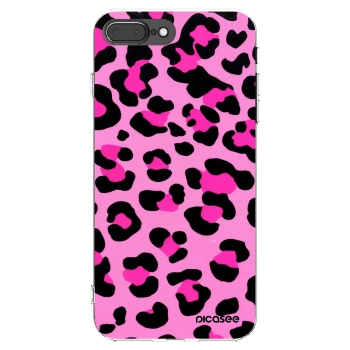 Picasee διαφανής θήκη σιλικόνης Apple iPhone 8 Plus - Pink Tiger