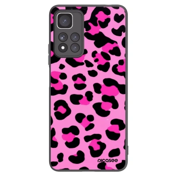 Picasee Μαύρη θήκη σιλικόνης για Xiaomi Redmi Note 11 Pro+ 5G - Pink Tiger