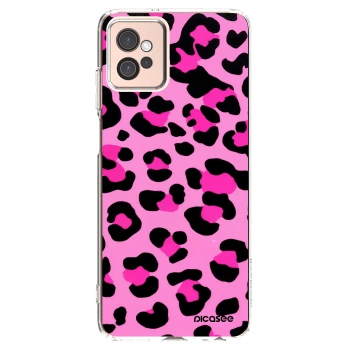 Picasee διαφανής θήκη σιλικόνης Motorola Moto G32 - Pink Tiger