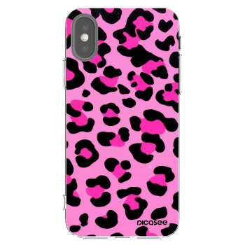 Picasee διαφανής θήκη σιλικόνης Apple iPhone X/XS - Pink Tiger