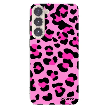 Picasee διαφανής θήκη σιλικόνης Samsung Galaxy S23+ 5G - Pink Tiger