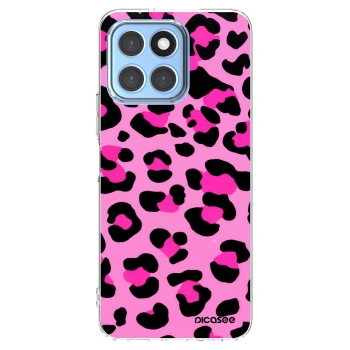 Picasee διαφανής θήκη σιλικόνης Honor X8 5G - Pink Tiger