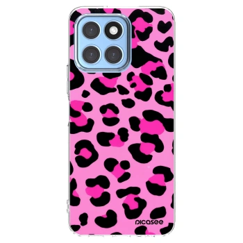 Picasee διαφανής θήκη σιλικόνης Honor X6 - Pink Tiger