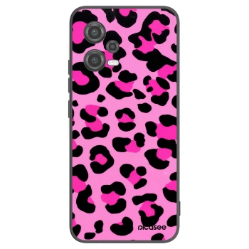 Picasee Μαύρη θήκη σιλικόνης για Xiaomi Poco X5 - Pink Tiger