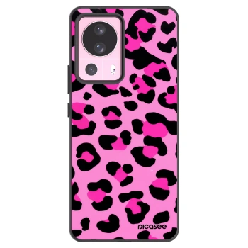 Picasee Μαύρη θήκη σιλικόνης για Xiaomi 13 Lite - Pink Tiger