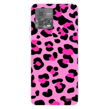 Picasee διαφανής θήκη σιλικόνης Motorola Moto G72 - Pink Tiger