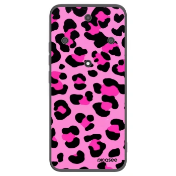 Picasee Μαύρη θήκη σιλικόνης για Honor Magic5 Lite 5G - Pink Tiger