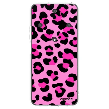 Picasee διαφανής θήκη σιλικόνης Honor Magic5 Lite 5G - Pink Tiger