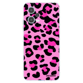 Picasee διαφανής θήκη σιλικόνης Xiaomi Redmi Note 12 5G - Pink Tiger