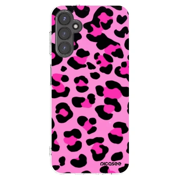 Picasee διαφανής θήκη σιλικόνης Samsung Galaxy A14 5G A146P - Pink Tiger