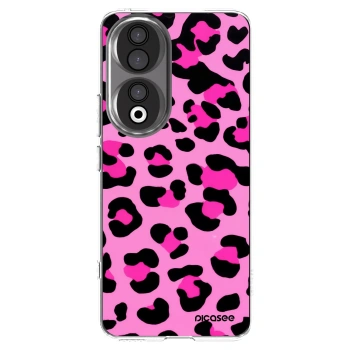 Picasee διαφανής θήκη σιλικόνης Honor 90 5G - Pink Tiger
