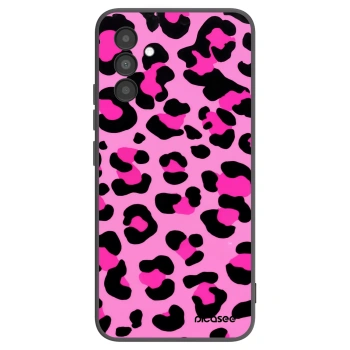 Picasee Μαύρη θήκη σιλικόνης για Samsung Galaxy A04s A047F - Pink Tiger
