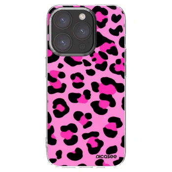 Picasee διαφανής θήκη σιλικόνης Apple iPhone 15 Pro - Pink Tiger