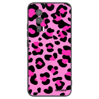 Picasee Μαύρη θήκη σιλικόνης για Xiaomi Poco F5 Pro 5G - Pink Tiger