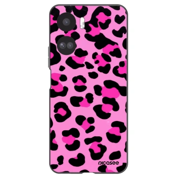 Picasee Μαύρη θήκη σιλικόνης για Honor 90 Lite 5G - Pink Tiger
