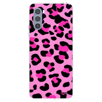 Picasee διαφανής θήκη σιλικόνης Motorola Moto G62 - Pink Tiger