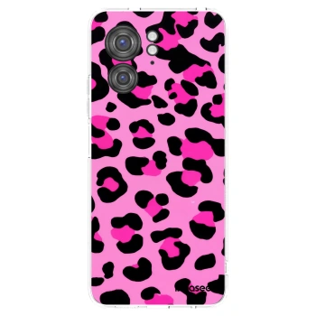 Picasee διαφανής θήκη σιλικόνης Motorola Edge 40 - Pink Tiger