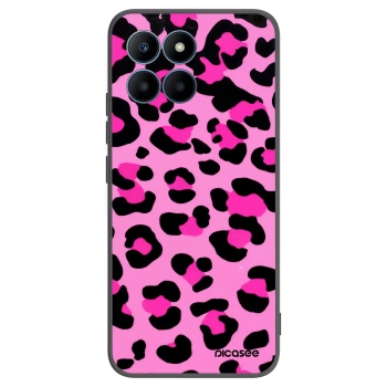 Picasee Μαύρη θήκη σιλικόνης για Honor 70 Lite - Pink Tiger