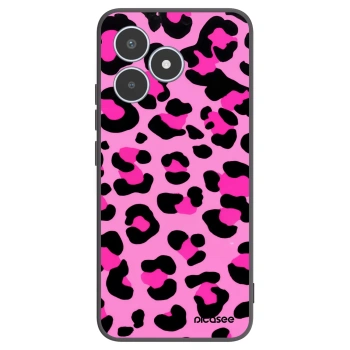Picasee Μαύρη θήκη σιλικόνης για Realme C53 - Pink Tiger