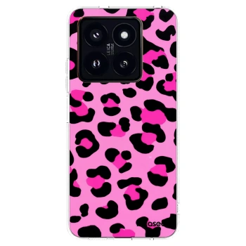 Picasee διαφανής θήκη σιλικόνης Xiaomi 14 Pro - Pink Tiger