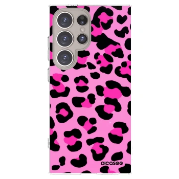Picasee διαφανής θήκη σιλικόνης Samsung Galaxy S24 Ultra S928B 5G - Pink Tiger