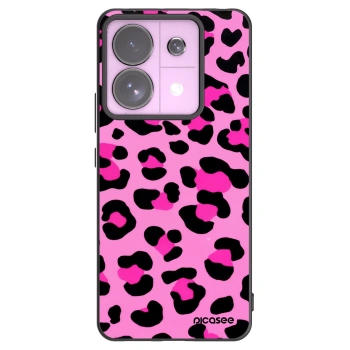 Picasee Μαύρη θήκη σιλικόνης για Xiaomi Redmi Note 13 Pro 5G - Pink Tiger