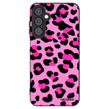 Picasee Μαύρη θήκη σιλικόνης για Samsung Galaxy A25 A256B 5G - Pink Tiger